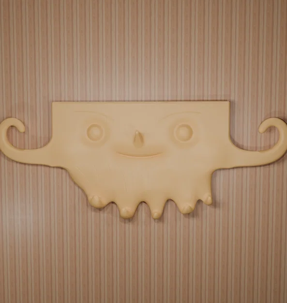 Móc treo đồ hình mặt cười độc đáo - Phụ kiện trang trí in 3D - Image 1