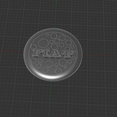 Logo trang trí 3D cho xe FIAT Stilo - Mẫu thiết kế độc đáo