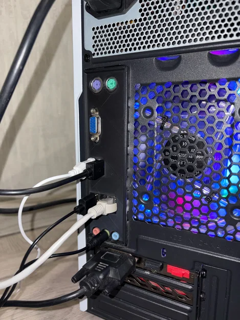 Tấm chắn cổng IO cho mainboard Asus P8H61-M LX3 R2.0 in 3D - Image 1