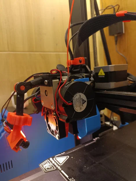 Giá đỡ camera và đèn LED linh hoạt cho máy in Ender 3v3 SE - Image 1