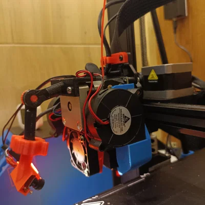 Giá đỡ camera và đèn LED linh hoạt cho máy in Ender 3v3 SE