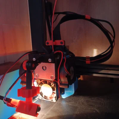 Giá đỡ camera và đèn LED linh hoạt cho máy in Ender 3v3 SE