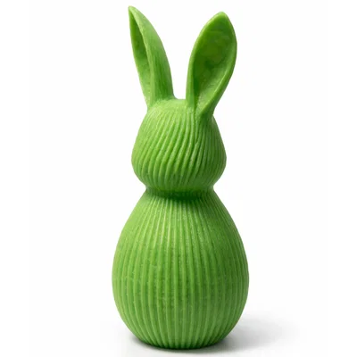 Thỏ Sọc Ribbed Rabbit – Đồ trang trí hiện đại (Dễ in)