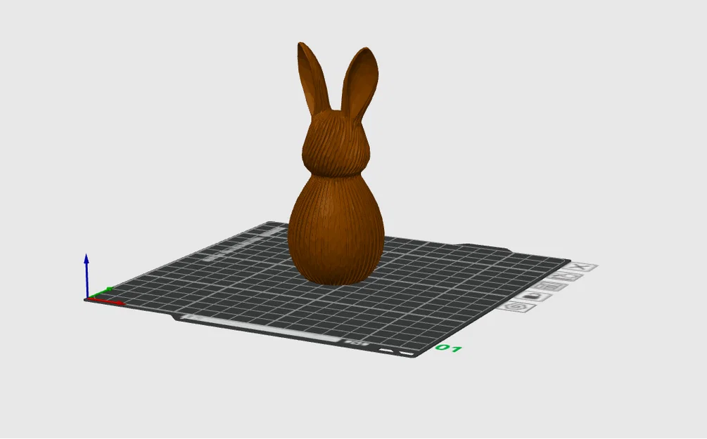 Thỏ Sọc Ribbed Rabbit – Đồ trang trí hiện đại (Dễ in) - Image 3