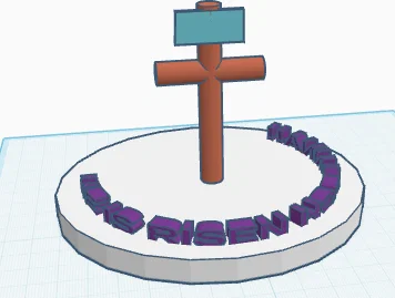 Mô hình trang trí Thánh Giá He Is Risen in 3D đầy ý nghĩa - Image 1