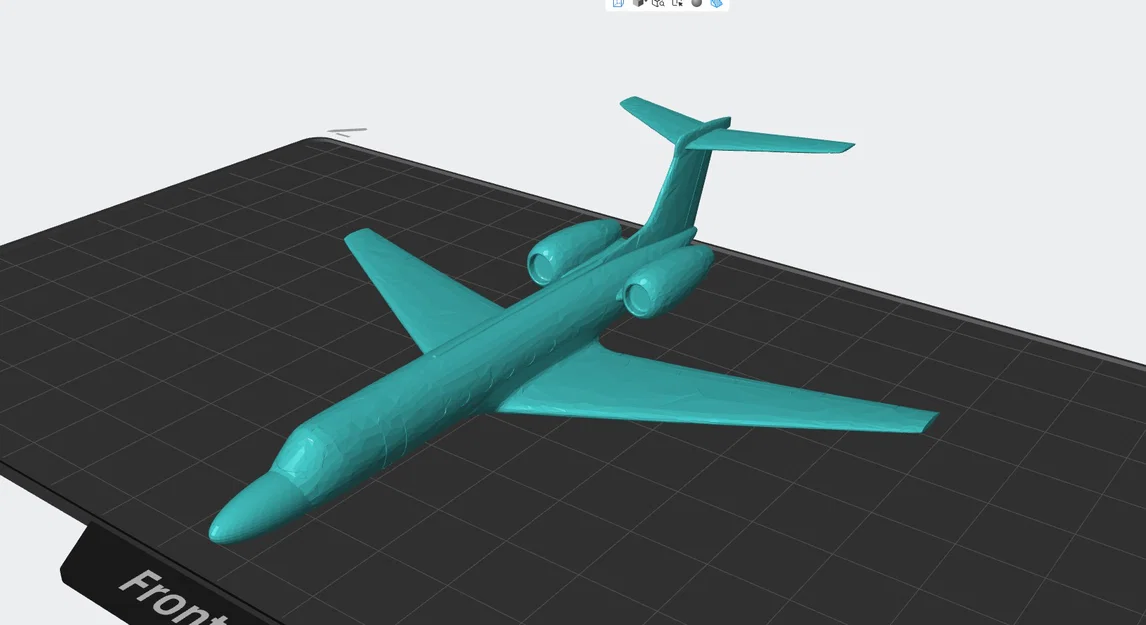 Mô hình máy bay phản lực Hawker 3D để bàn - Image 1