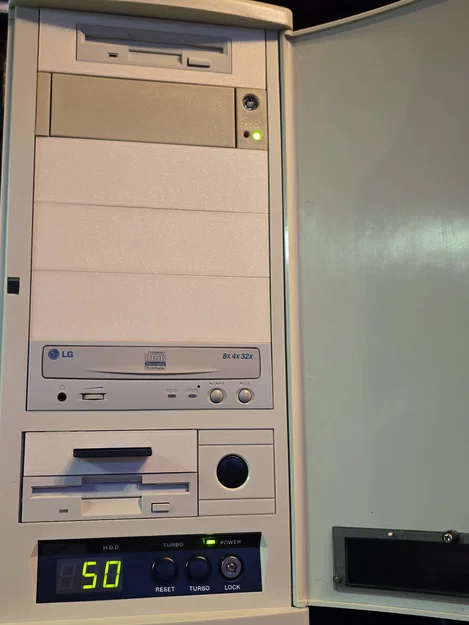 Nắp che hộc ổ đĩa 5.25" cho thùng máy Amiga Micronik Tower - Image 1