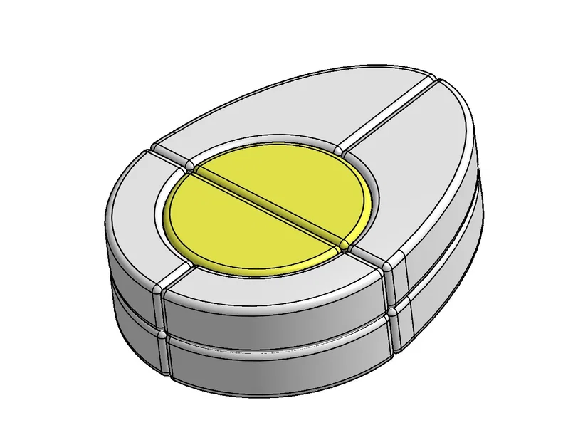 Mô hình đồ chơi giải đố hình quả trứng (Egg Puzzle) in 3D - Image 1