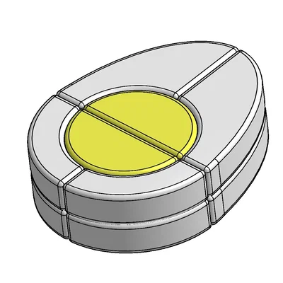 Mô hình đồ chơi giải đố hình quả trứng (Egg Puzzle) in 3D