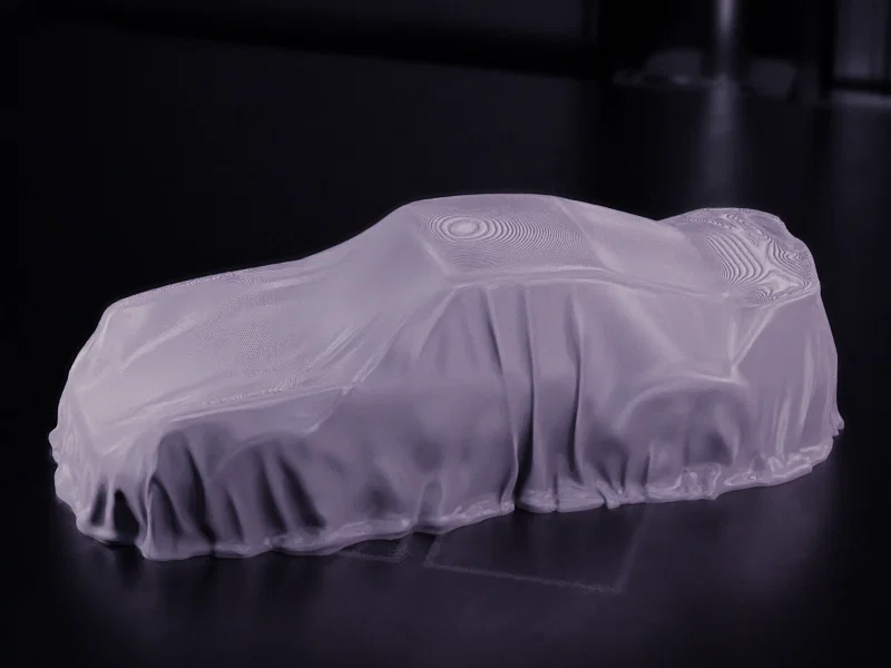 Mô hình Porsche 911 Turbo 930 phủ vải (Covered Porsche 911 Turbo 930) - Image 1