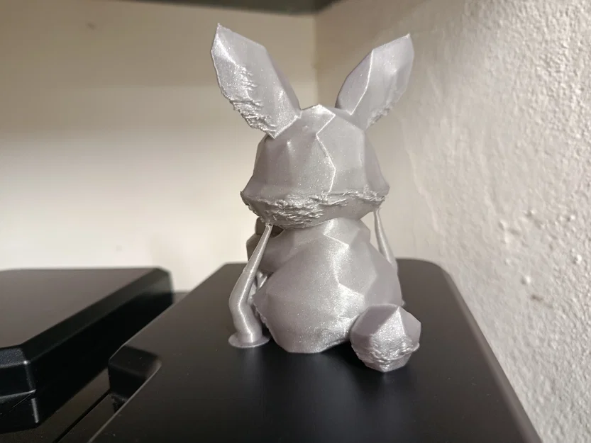 Mô hình chú thỏ ôm tim (Love Bunny) trang trí in 3D dễ thương - Image 4