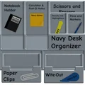 Hộp đựng đồ dùng Navy Desk Organizer - Thumbnail 1