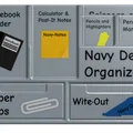 Hộp đựng đồ dùng Navy Desk Organizer - Thumbnail 2