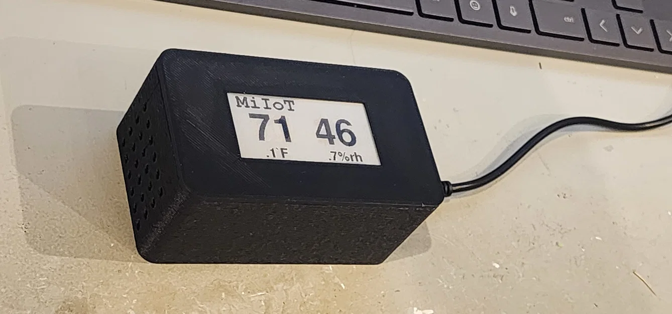 Vỏ hộp in 3D cho thiết bị đo nhiệt độ WiFi sử dụng ESP8266 - Image 1