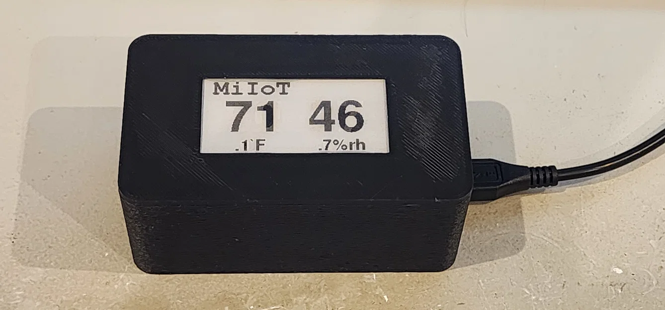 Vỏ hộp in 3D cho thiết bị đo nhiệt độ WiFi sử dụng ESP8266 - Image 2