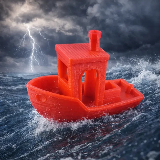 Mô hình thuyền Benchy siêu tốc - In nhanh kỷ lục cho máy 3D - Image 1