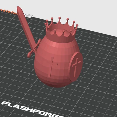 Mô hình King of Easter 3D - Vua trứng Phục sinh độc đáo