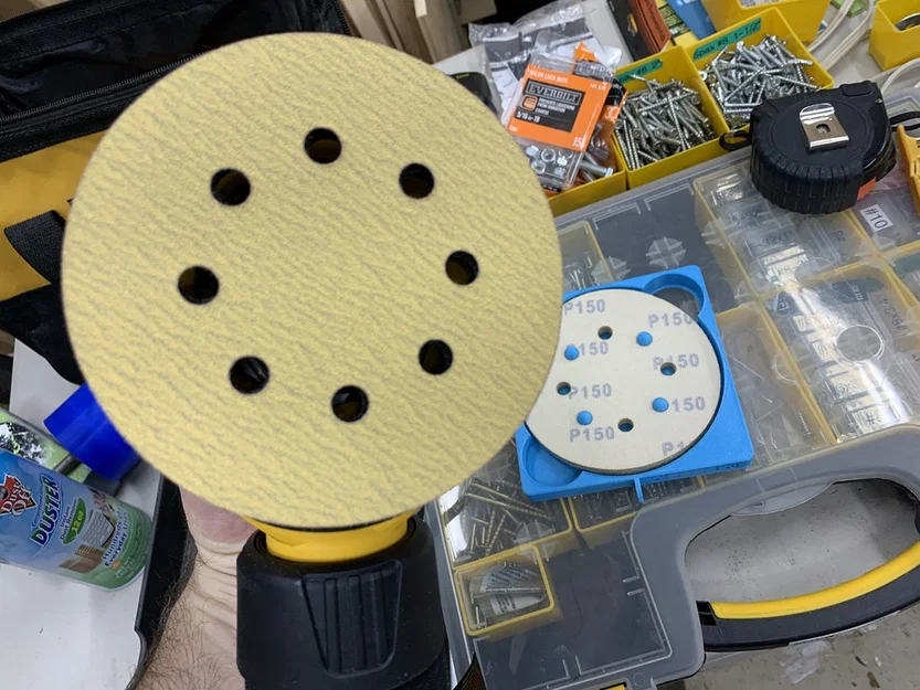 Cải tiến hộp đựng giấy nhám 5 inch - Image 5