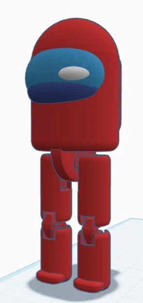 Mô hình Among Us kết hợp Dummy 13 - Đồ chơi cử động linh hoạt - Image 1