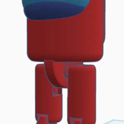 Mô hình Among Us kết hợp Dummy 13 - Đồ chơi cử động linh hoạt