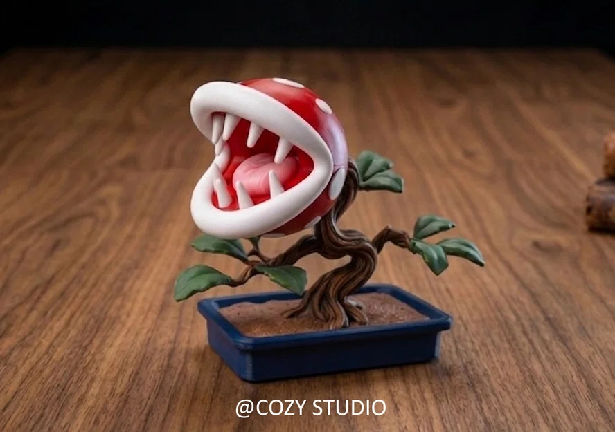 Bonsai Cây Ăn Thịt Piranha Mario / KHÔNG CẦN AMS - Image 1