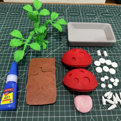 Bonsai Cây Ăn Thịt Piranha Mario / KHÔNG CẦN AMS