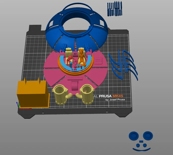 Mô hình tàu vũ trụ Rick and Morty 3D chi tiết cực đẹp - Image 1