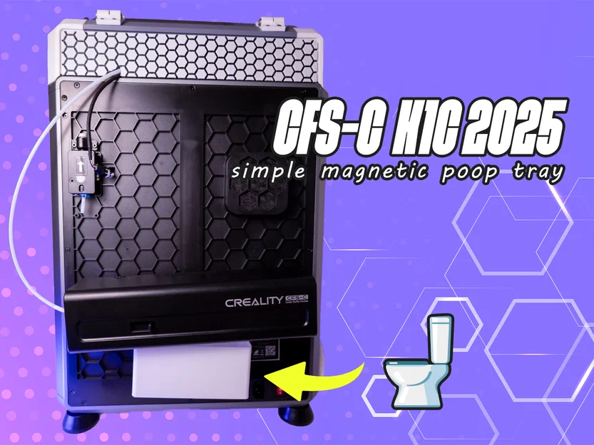 Khay Hứng Nhựa Thải (Poop Tray) Nam Châm Cho K1C CFS-C - Image 1