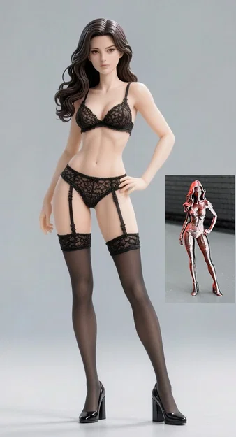 Mô hình người phụ nữ quyến rũ (Sexy Standing Woman) - Image 1