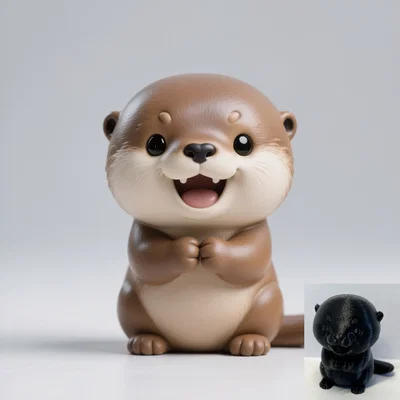 Mô hình chú Rái Cá Chibi siêu cưng