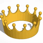 Mô hình vương miện nhỏ (Miniature Crown) in 3D tinh tế