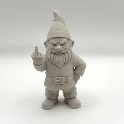 Mô hình chú lùn giơ ngón tay giữa (The Middle Finger Gnome)