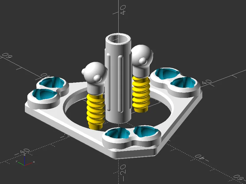 Mô hình nền tảng Hexapod 6DOF tối giản (Stewart Platform) - Image 3