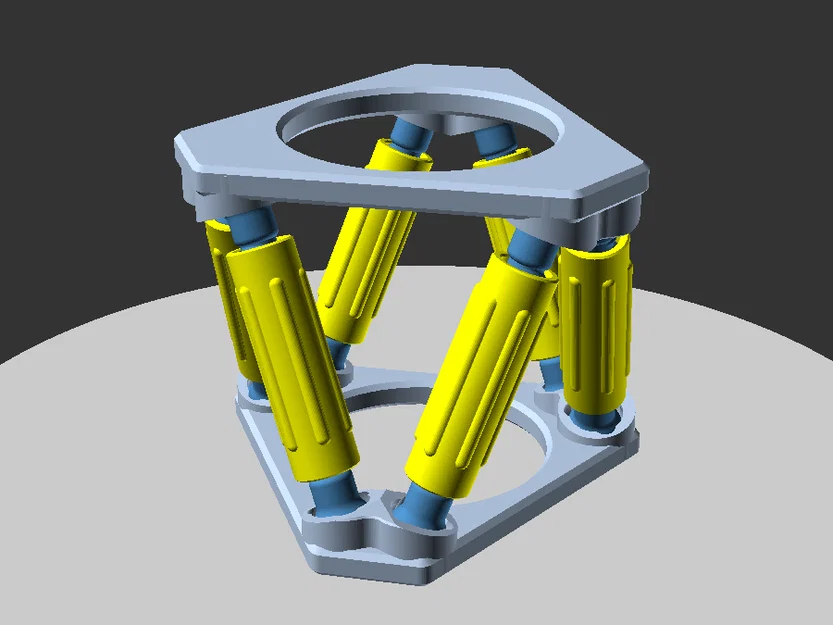 Mô hình nền tảng Hexapod 6DOF tối giản (Stewart Platform) - Image 4