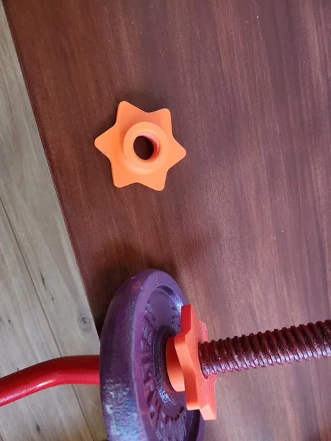 Đai ốc khóa tạ tay 13mm in 3D - Phụ kiện thay thế tiện lợi - Image 2