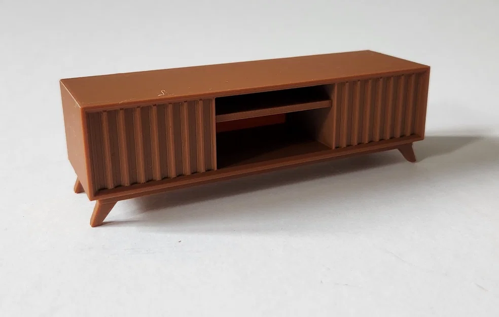 Mô hình tủ tivi JestO tỉ lệ 1:10 cho nhà búp bê và kiến trúc - Image 4