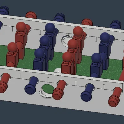 Mô hình Banh bàn (Foosball)