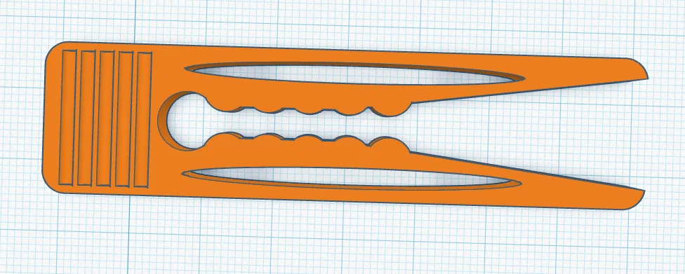 Kẹp quần áo nguyên khối không lò xo (One-Piece Springless Clothes Peg) - Image 3