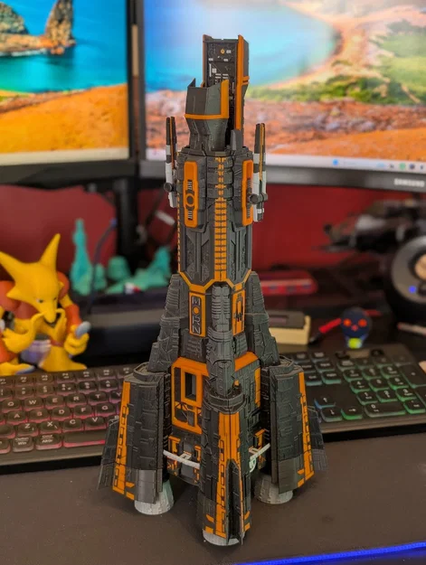 Mô hình tàu vũ trụ MCRN Donnager in 3D chi tiết - Image 1