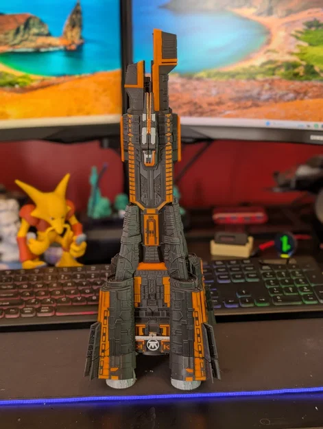 Mô hình tàu vũ trụ MCRN Donnager in 3D chi tiết - Image 2