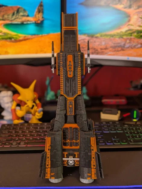 Mô hình tàu vũ trụ MCRN Donnager in 3D chi tiết - Image 3