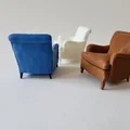Mô hình ghế bành cổ điển Indi Easy Armchair in 3D - Thumbnail 6