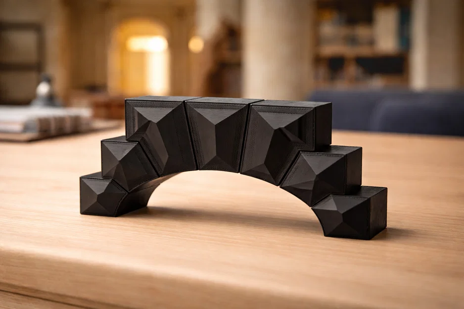 Mô hình Vòm Ba Tâm, khẩu độ 1,2m/4 ft – Tỷ lệ 1:10 - Image 1