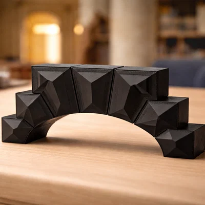 Mô hình Vòm Ba Tâm, khẩu độ 1,2m/4 ft – Tỷ lệ 1:10