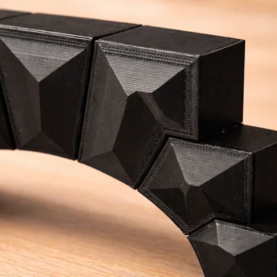 Mô hình Vòm Ba Tâm, khẩu độ 1,2m/4 ft – Tỷ lệ 1:10