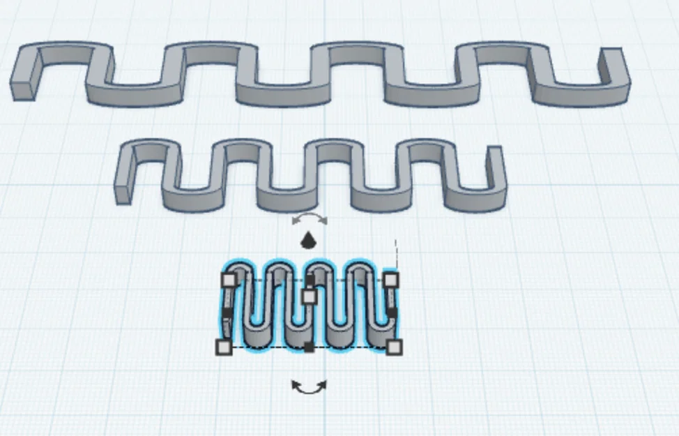Mô hình lò xo dẹt (sprigns) đa năng in 3D - Image 1