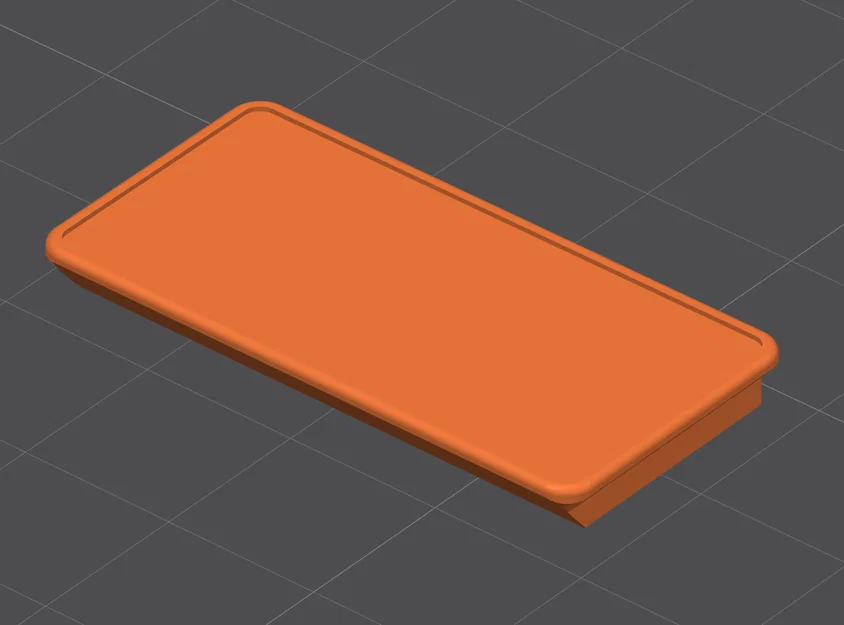 Biển số xe trống (Blank License Plate) cho mô hình 3Dsets Sakura, Reaper - Image 1