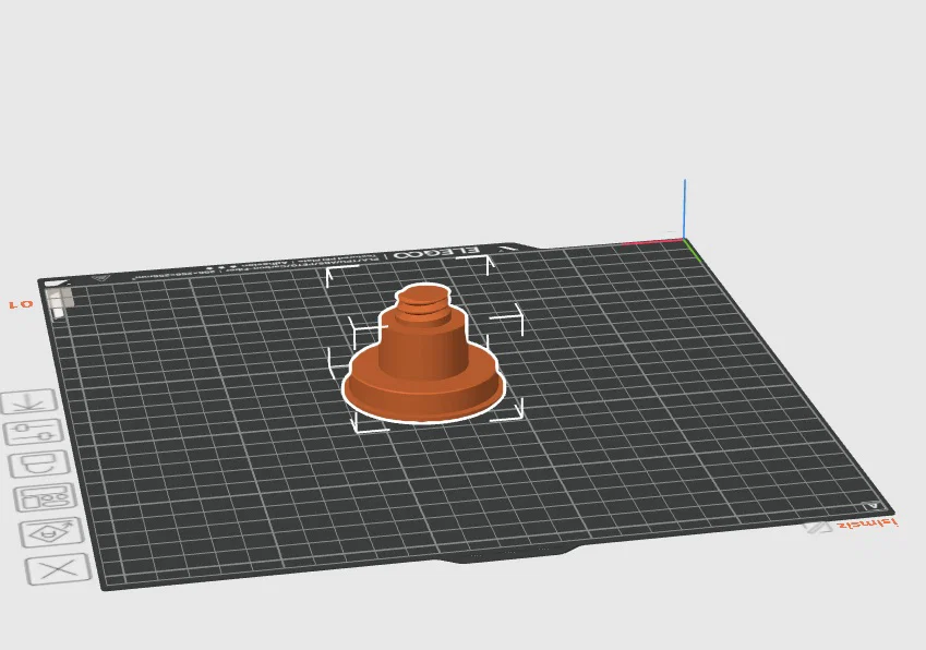 Nắp đậy vòng bi cho bàn xoay quét 3D (Bearing Cover STL) - Image 1