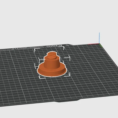 Nắp đậy vòng bi cho bàn xoay quét 3D (Bearing Cover STL)