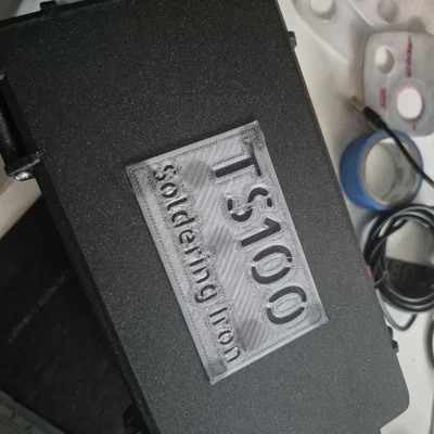 Nhãn dán tên TS100 chuyên nghiệp cho hộp đựng đồ nghề 3D